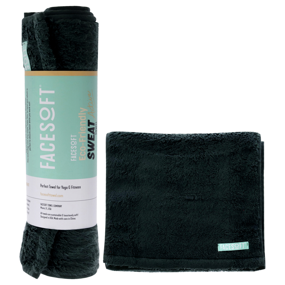 Eco Sweat Active Towel - Hunter Green by Facesoft for Unisex - 1 Pc Towel